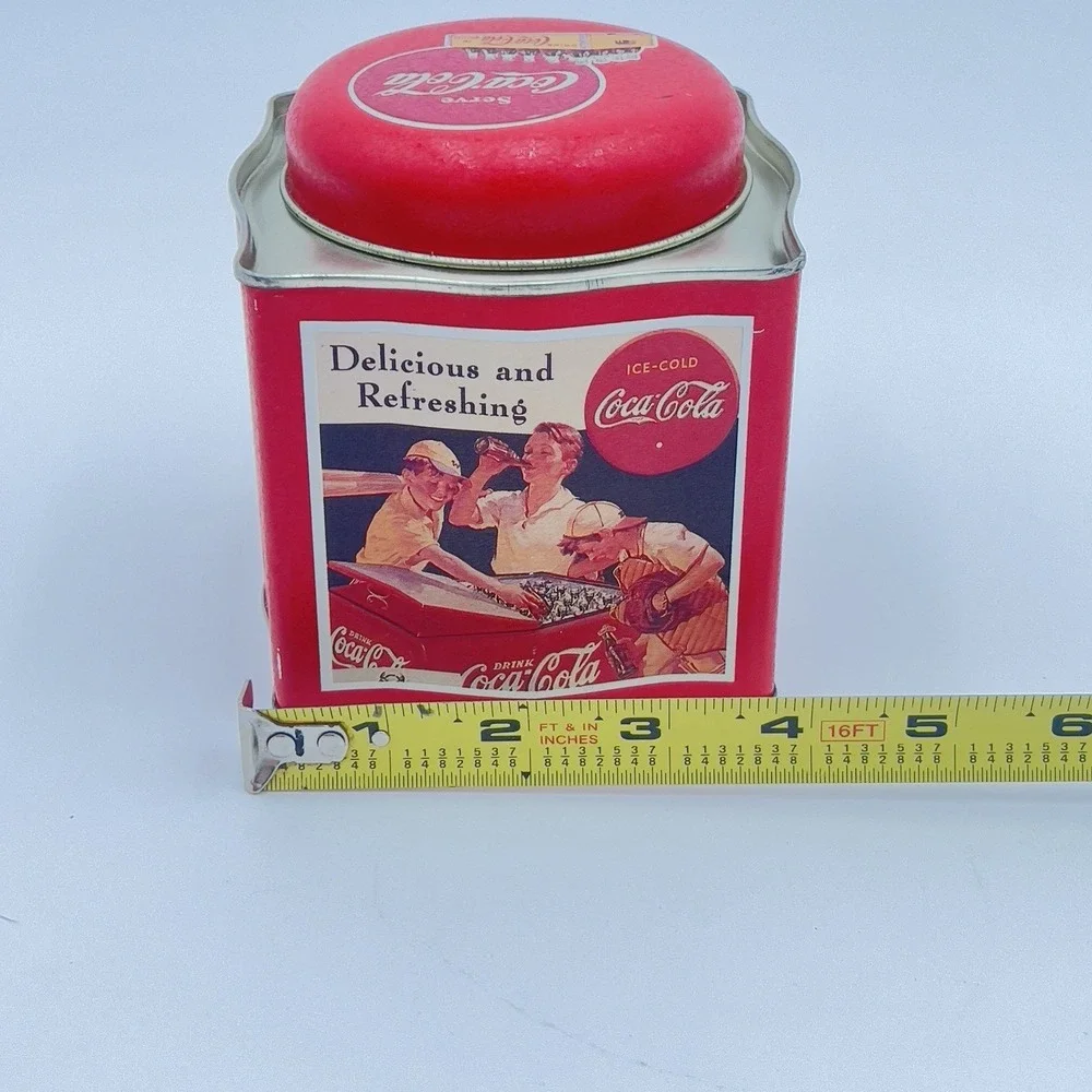 Vintage Coca Cola Tin lot Truck Train Bottle Crate & Advertising Tins
